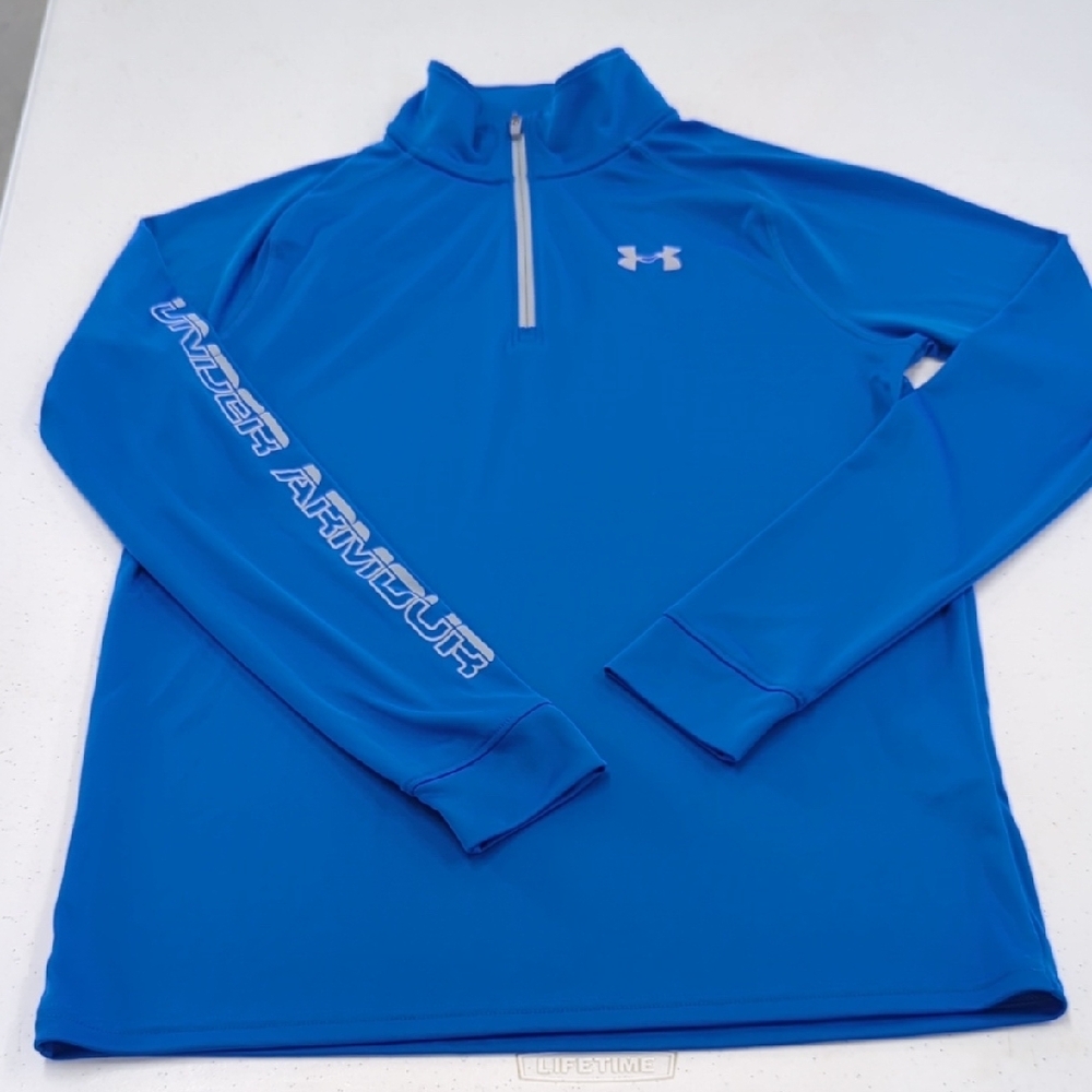Under Armour Heatgear Blue Quarter-Zip Pullover